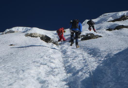 Ascension de l’Island peak à 6 189 m dans la région de l’Everest au Népal