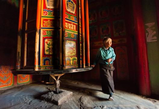 Monastère de Labrang en Amdo au Tibet oriental en Chine