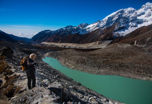 Pendant le trek du Gocha-la au Sikkim en Inde