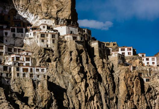 Monastère de Phuktal au Zanskar en Himalaya en Inde