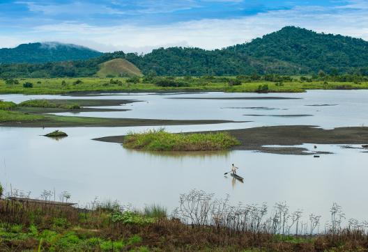 Navigation vers le secteur des Blackwaters dans la région du fleuve Sepik