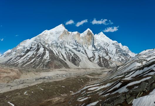 Le Bhagirati depuis Tapovan près de Gangotri aux sources du Gange en Inde