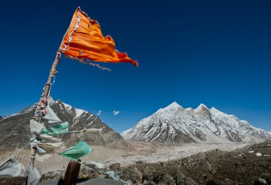 Le Bhagirati depuis Tapovan près de Gangotri aux sources du Gange en Inde