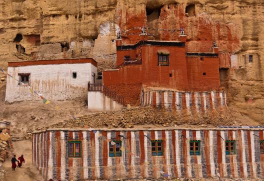 Monastère Sakya de Niphu dans la vallée de Choser au Mustang au Népal