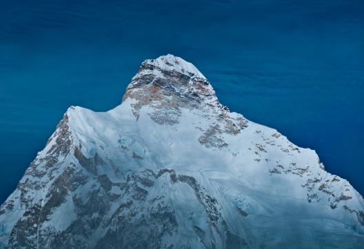 Le Jannu à 7711 m depuis le Mirgin la dans la région du Kangchenjunga au Népal