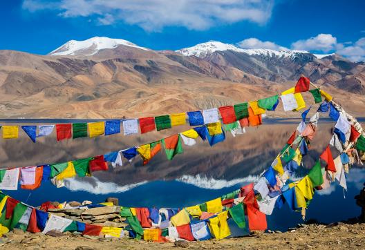 Lac Tsomoriri au Rupshu Changtang au Ladakh en Inde