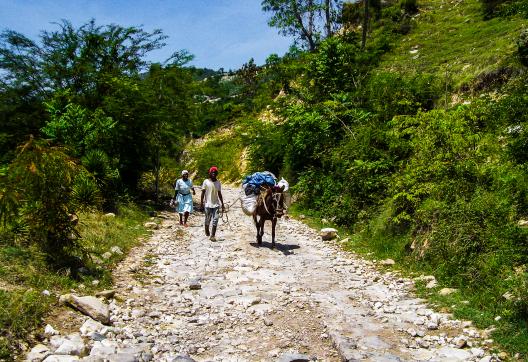 Randonnée nière sur les chemins de Haïti