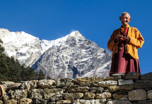 Trek dans la vallée de la Tsum dans la région du Manaslu au Népal