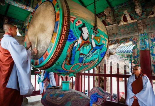 Découverte du temple bouddhiste de Sudeoksa à Yesan en Corée du Sud