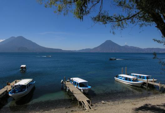 A Panajachel sur le lac Atitlan au Guatemala
