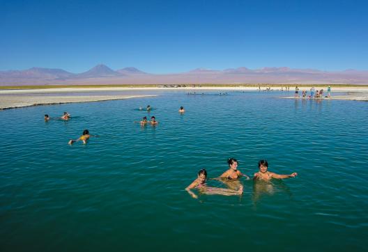 Laguna Cejas dans le désert d'Atacama au Chili