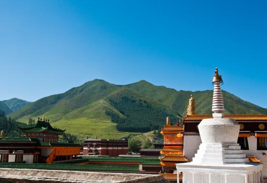 Monastère de Labrang en Amdo au Tibet oriental en Chine