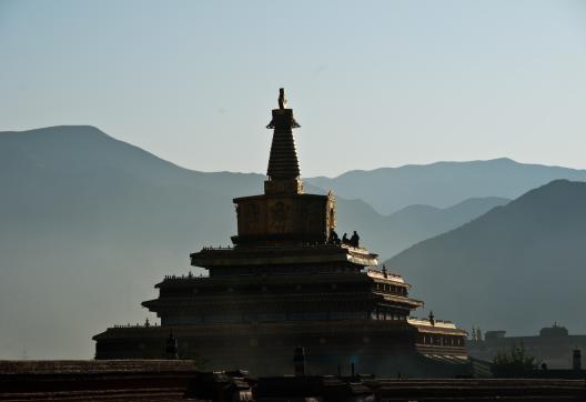 Monastère de Labrang en Amdo au Tibet oriental en Chine