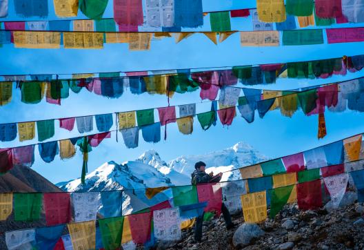 Camp de base de l’Everest, Tibet, Chine