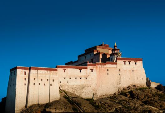 Forteresse de Gyantse au Tibet en Chine