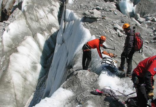 Voyage et stage pratique aux secours en montagne