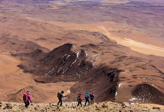 Région de Parinacota dans le désert d’Atacama au Chili