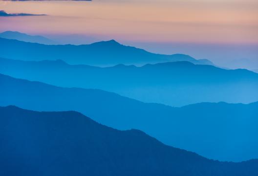 Paysage de la région des Annapurnas au Népal