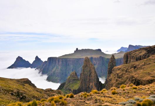 Trekking et pics rocheux au Drakensberg