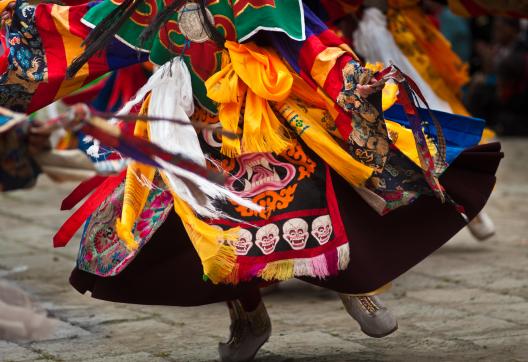 Danses religieuses (Cham) au Tibet oriental en Chine