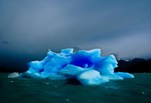 Glacier Upsala sur le lac Argentin, Parc National de los Glaciares, Patagonie, Argentine