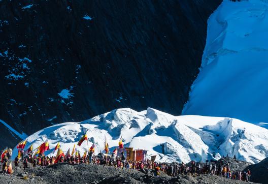 Découverte de la Cérémononie au Sinakara Glacier près de Cusco au Pérou