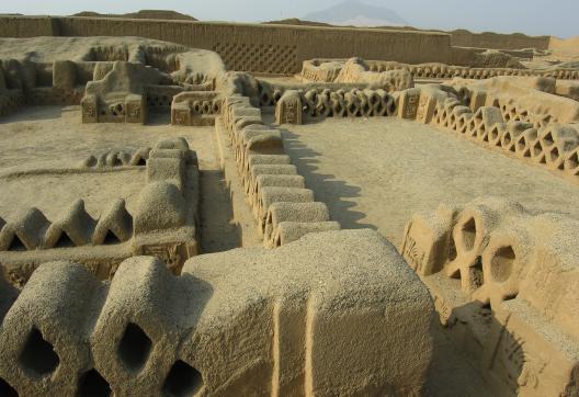 Site archéologique de Chan-Chan à Trujillo au Pérou