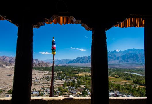 Monastère de Tiksey au Ladakh en Himalaya en Inde