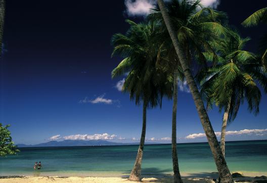 farniente à la plage de Sainte Anne