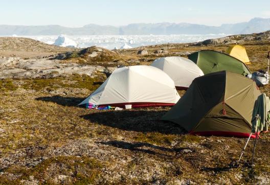 Voyage d'aventure et bivouac au bord du fjord Sermilik