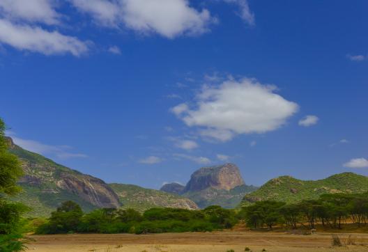 Voyage et paysage Ndoto Rendille au Kenya