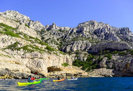 Voyage d'aventure en kayak à Marseille