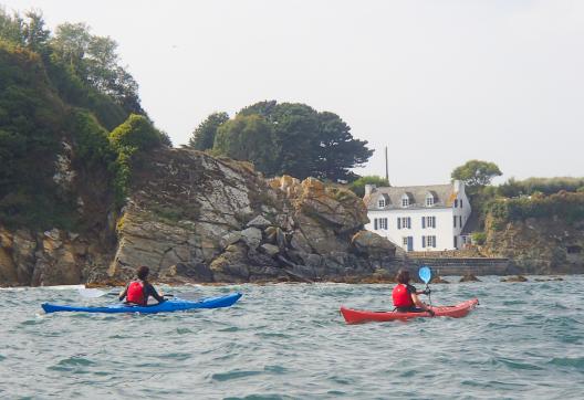 Voyage et navigation en kayak en Bretagne