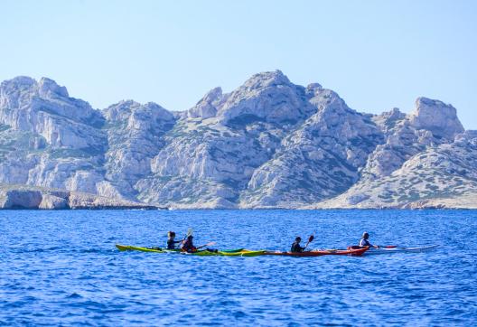 Voyage et navigation en kayak à Marseille