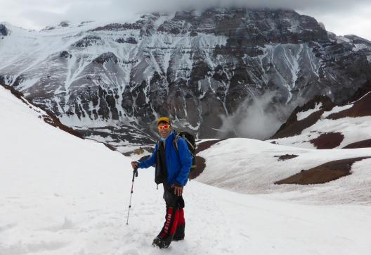 Ascension de l'Aconcagua et ascensionniste