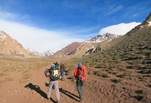 Trek d'acclimatation à l'Aconcagua