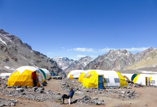 Expédition au camp de base de l'Aconcagua