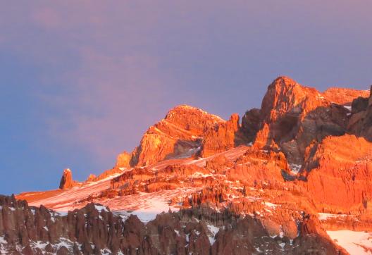 Ascension et lever du jour à l'Aconcagua