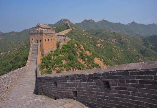 Trekking sur la Grande Muraille de Chine au nord de Pékin