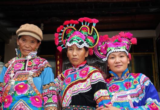 Voyage vers des femmes yi du nord Yunnan au nord de Chuxiong