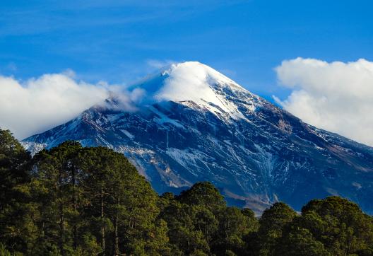 The pico de orizaba national park contains the highest mountain in Mexico, the Citlaltepetl, with an altitude of 5,500 meters above sea level