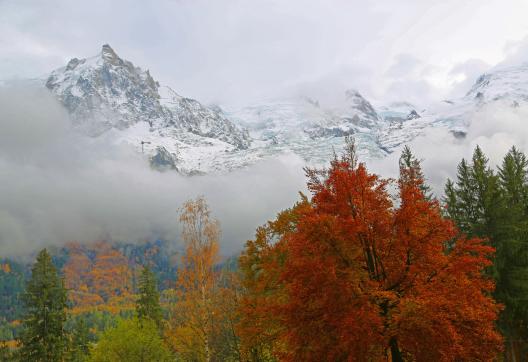Voyage et paysage aux Gaillands à Chamonix