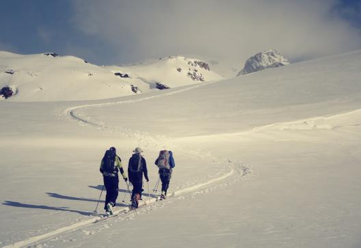 Trek et progression en ski de randonnée en France