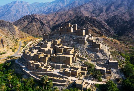 Balade dans le "village de marbre" de l'Asir