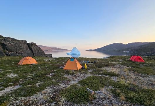 Tentes lors d'un Bivouac au Groenland
