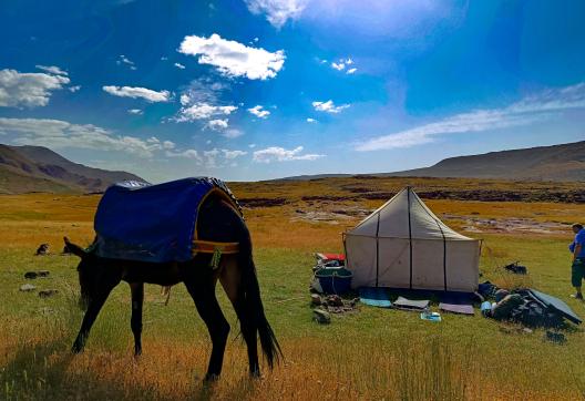 Trek et bivouac dans le Haut-Atlas