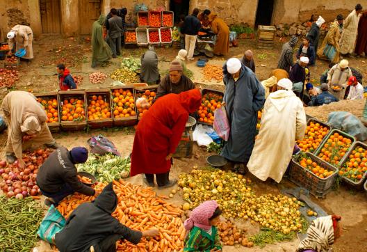 Trekking et souk aux légumes Aït Bou Oulli