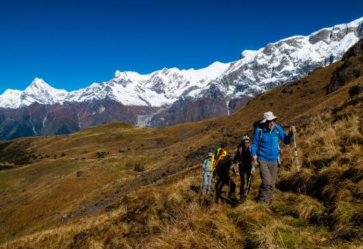 Toni Hagen trail  dans la région des Annapurna au Népal