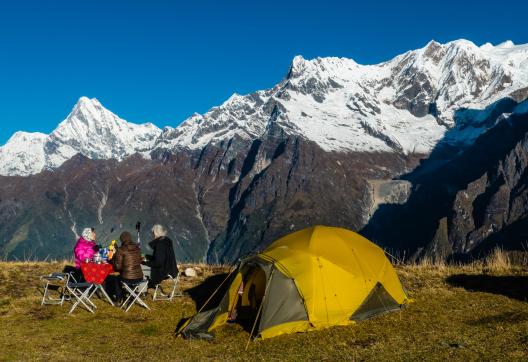 Toni Hagen trail  dans la région des Annapurna au Népal