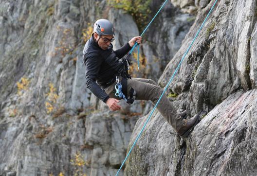 Chamonix, via corda alpina, rocher de Mottets (1638m)